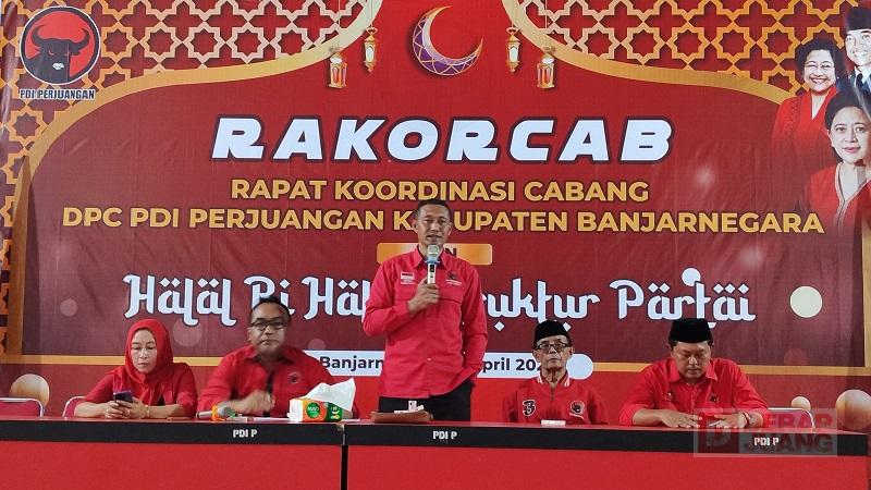 PDI Perjuangan Banjarnegara Gelar Rakorcab dan Halal Bihalal Bersama Struktural&nbsp;Partai