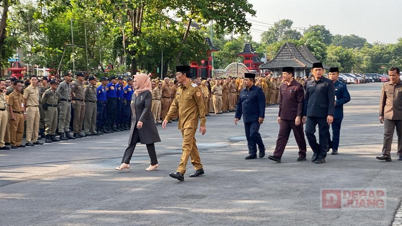 Bupati Etik dan Wakil Bupati Agus Santosa Halalbihalal Bersama ASN