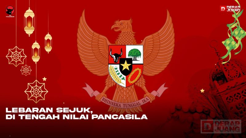 Lebaran Sejuk, di Tengah Nilai Pancasila