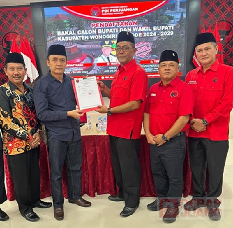 Edi Herlambang, Pengusaha Properti Asal Wuryantoro Resmi Daftar Cabup Wonogiri