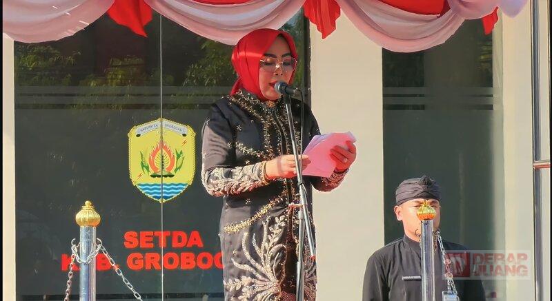 Bupati Sri Sumarni Pimpin Upacara Peringatan HARDIKNAS