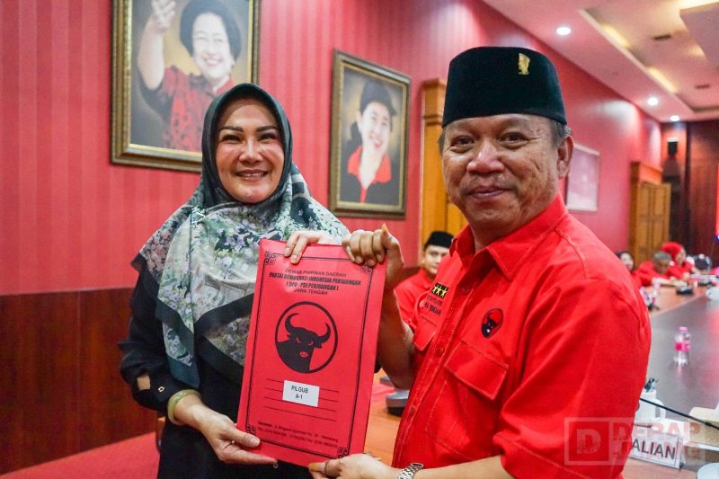 Sri Mulyani Jadi Perempuan Pertama yang Mendaftar Cawagub Dari PDI Perjuangan Jateng