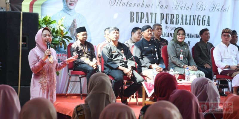 Halal Bi Halal di Kemangkon, Bupati Tiwi Ajak Bersama Entaskan AUSTS