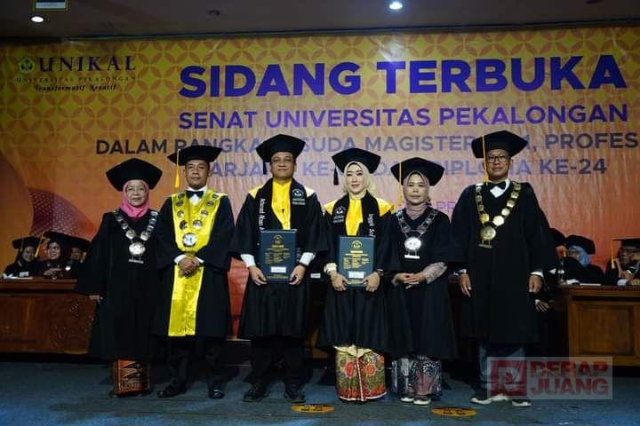 Tuntaskan Pendidikan Magister, Walikota Aaf Wisuda di Unikal