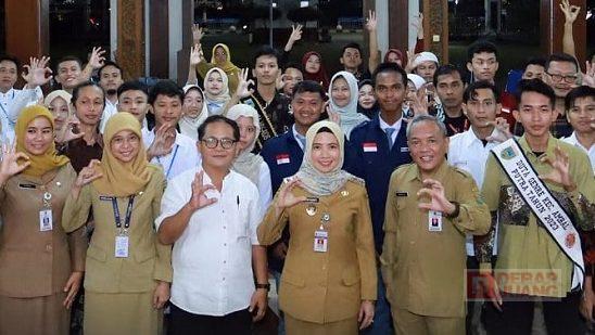 Ristawati Hadiri Pelantikan Pengurus Kebumen Geopark Youth Forum