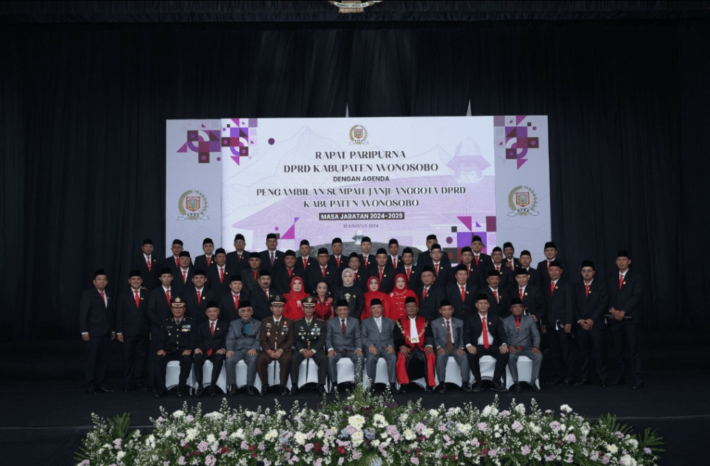 Caleg Terpilih DPRD Wonosobo Resmi Dilantik, Bupati Afif Tekankan Sinergi dengan Pemerintah